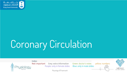 Coronary Circulation