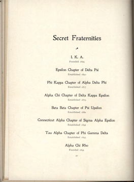 Alpha Delta Phi Established 1877