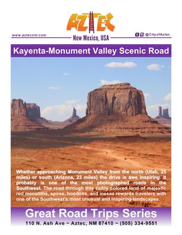 Kayenta-Monument Valley Scenic Road