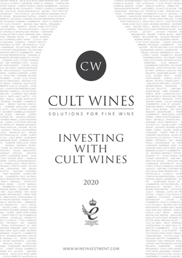 Investing with Cult Wines Is Streamlined and Ensures a Customized Client Experience