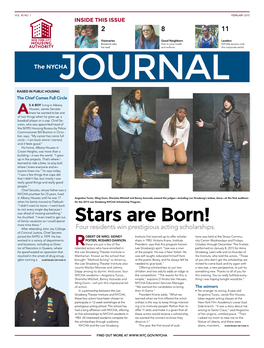 Stars Are Born! More Time There.” After Attending John Jay College Four Residents Win Prestigious Acting Scholarships