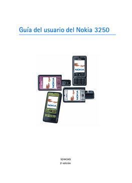 Guía Del Usuario Del Nokia 3250