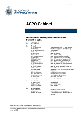 ACPO Cabinet