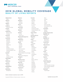 Global Mobility Coverage