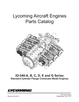 Parts Catalog