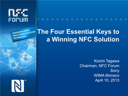 The Four Essential Keys to a Winning NFC Solution