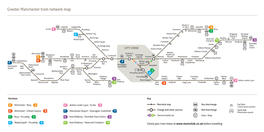 Greater Manchester Tram Network Map