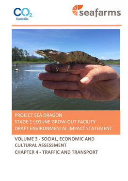 Project Sea Dragon Stage 1 Legune Grow-Out Facility Draft Environmental Impact Statement