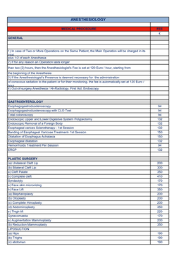 Anesthesiology