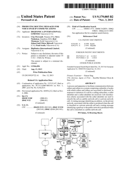 (12) United States Patent (10) Patent No.: US 9,179,005 B2 Perreault Et Al