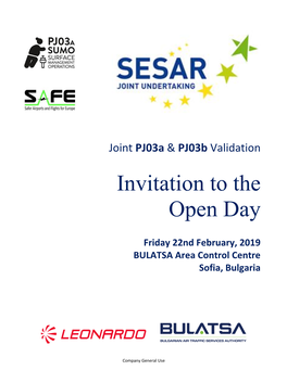 Invitation to the Open Day