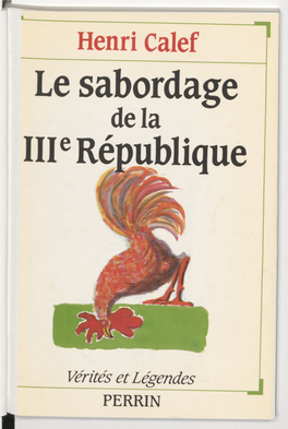 Le Sabordage De La Iiie République