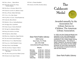 The Caldecott Medal