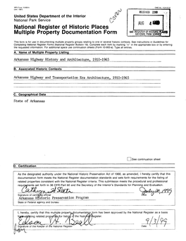 National Register of Historic Places Multiple Property Documentation