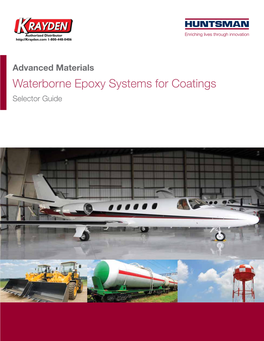 Waterborne Epoxy Systems for Coatings Selector Guide Waterborne Epoxy Systems