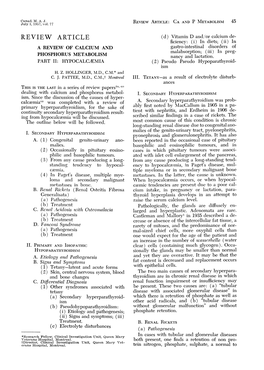 Review Article: Ca and P Metabolism 45