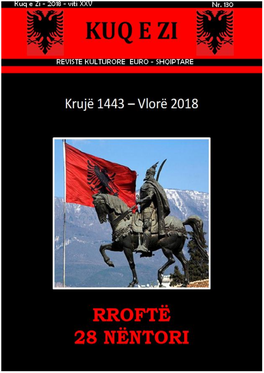 575-Vjetori I Ngritjës Së Flamurit Kuq E Zi Në Krujë Nga Gjergj Kastrioti Skënerbeu