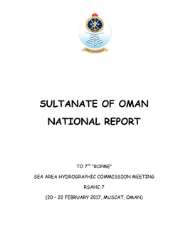 Sultanate of Oman National Report
