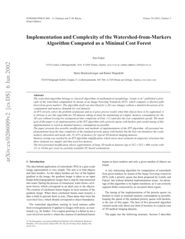 Implementation and Complexity of the Watershed-From-Markers Algorithm