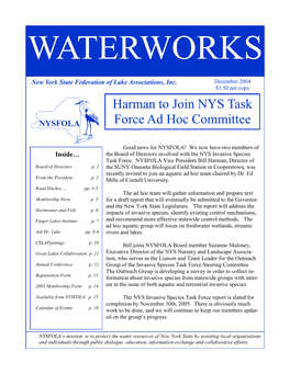 Harman to Join NYS Task Force Ad Hoc Committee