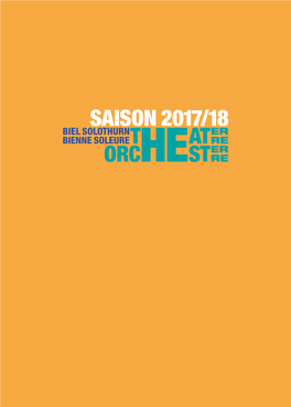 Saison 2017/18 – Das Solo- Exemplaires