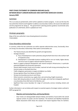 First Stage Statement of Common Ground with Bexley London Borough PDF, 195.19 KB