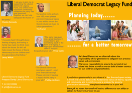 Lib Dem Legacy 6Pp Flye