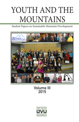 YOUTH and the MOUNTAINS Student Papers on Sustainable Mountain Development