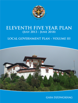 Eleventh Five Year Plan - Gasa Dzongkhag
