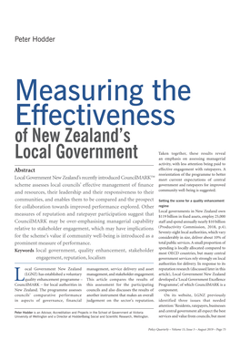 Of New Zealand's Local Government