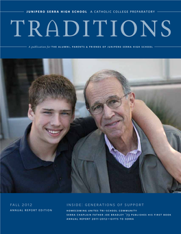 Fall 2012 Inside: Generations of Support