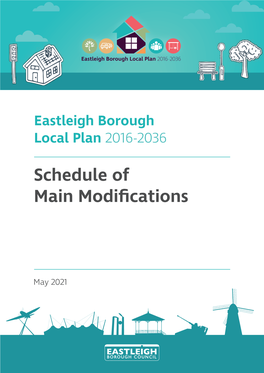 Proposed Main Modifications to Local Plan