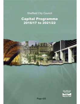 Capital Programme 2016/17 to 2021/22