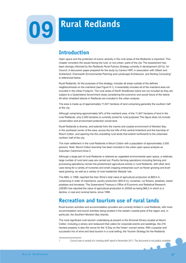 Rural Redlands Introduction Open Space and the Protection of Scenic Amenity in the Rural Areas of the Redlands Is Important