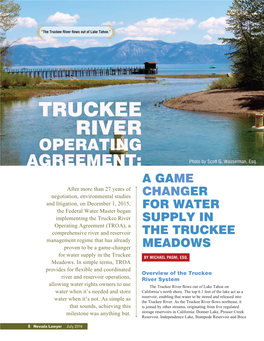 Truckee River Operating Agreement