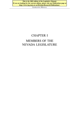 2003 Legislative Manual