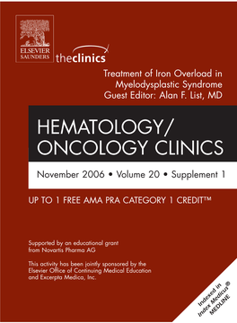 Hematology/ Oncology Clinics