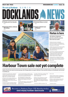 Harbour Town Sale Not Yet Complete