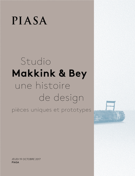 Studio Makkink & Bey Une Histoire De Design