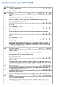 Program Guide Report