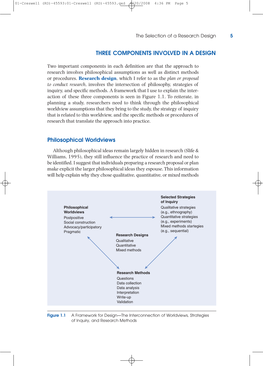 THREE COMPONENTS INVOLVED in a DESIGN Philosophical Worldviews