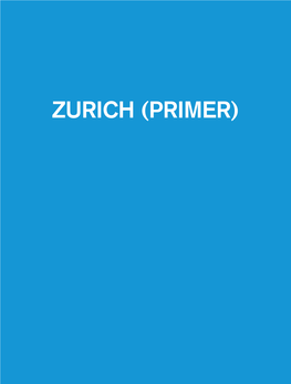 ZURICH (PRIMER) Studio Sergison a Plan for Zurich, 1-6 Primer