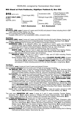 Tattersalls October Yearling Sale Book 1