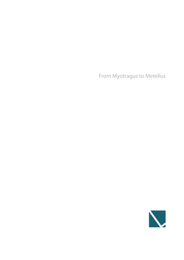From Myotragus to Metellus Mark Van Strydonck