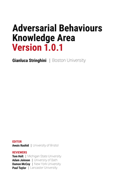 Adversarial Behaviours Download Link