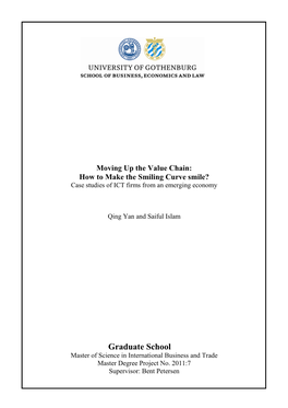 How to Make the Smiling Curve Smile? Case Studies of ICT Firms from an Emerging Economy