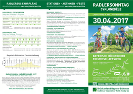 RADLERBUS FAHRPLÄNE STATIONEN - AKTIONEN - FESTE Aktuelle Informationen: Aktuelle Informationen