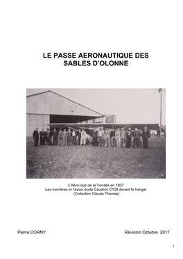 Le Passe Aeronautique Des Sables D'olonne