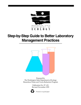 Step-By-Step Guide to Better Laboratory Management Practices