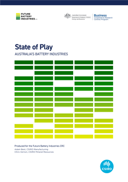 State of Play | Australia's Battery Industries